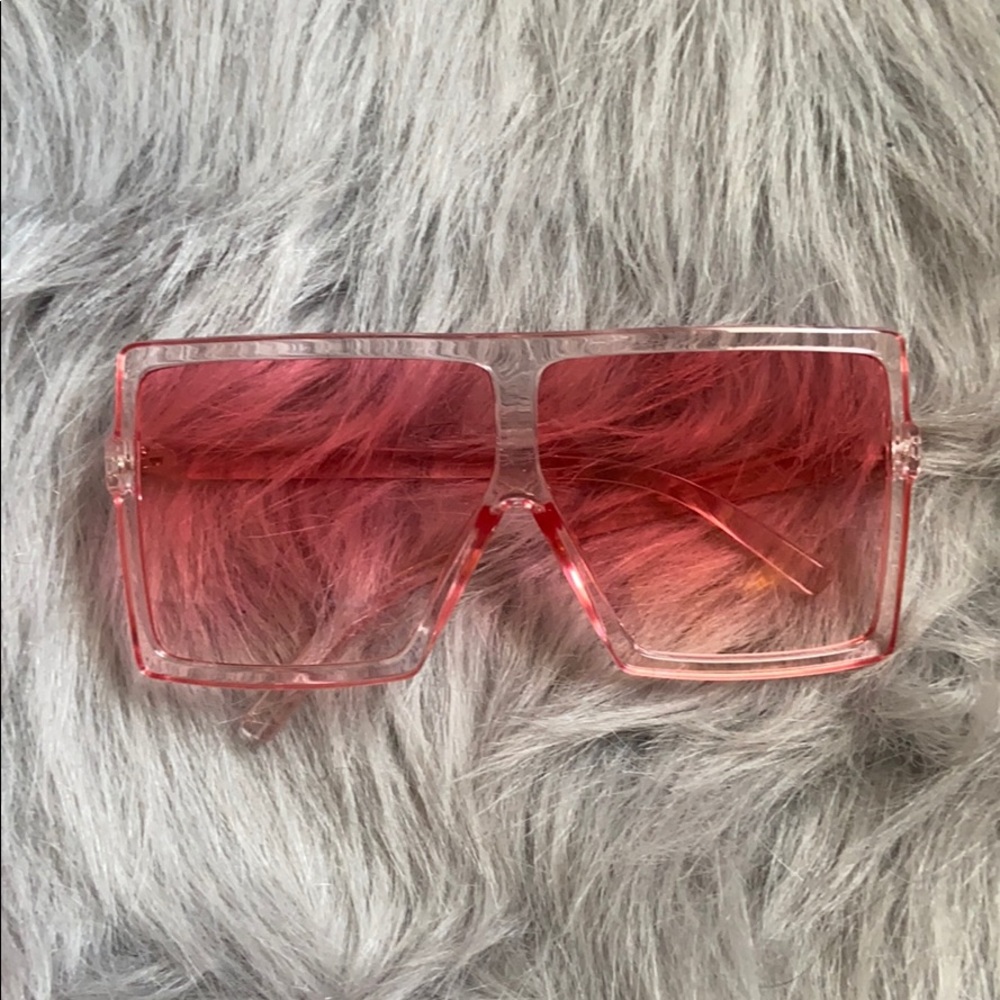 Pink Oversized Sunglasses